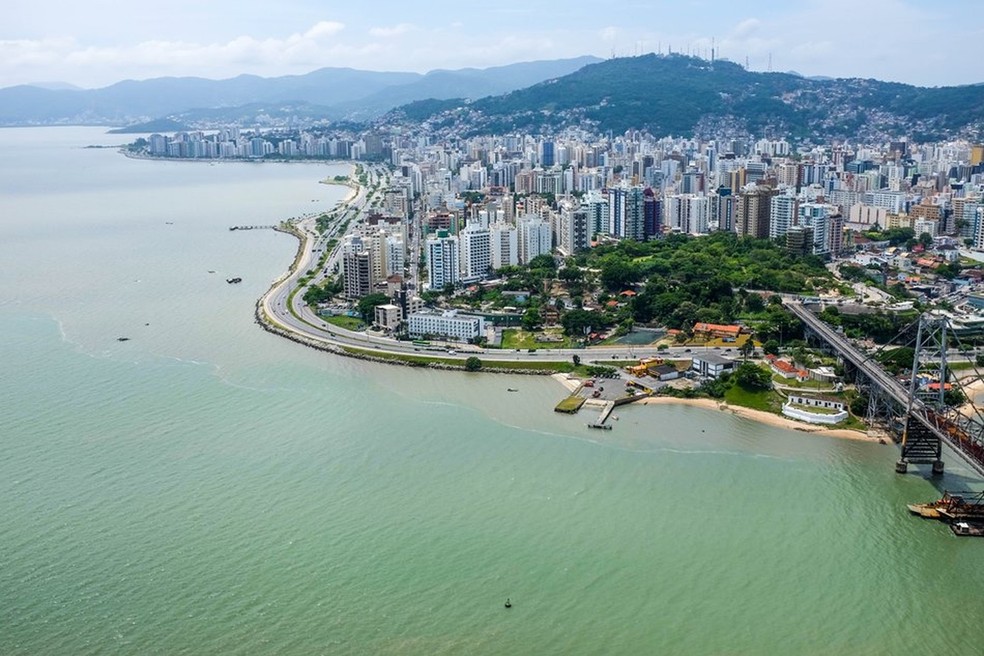 Beira-Mar Norte, em Florianópolis, seria parte da pista (Foto: Divulgação/David Sadowski)