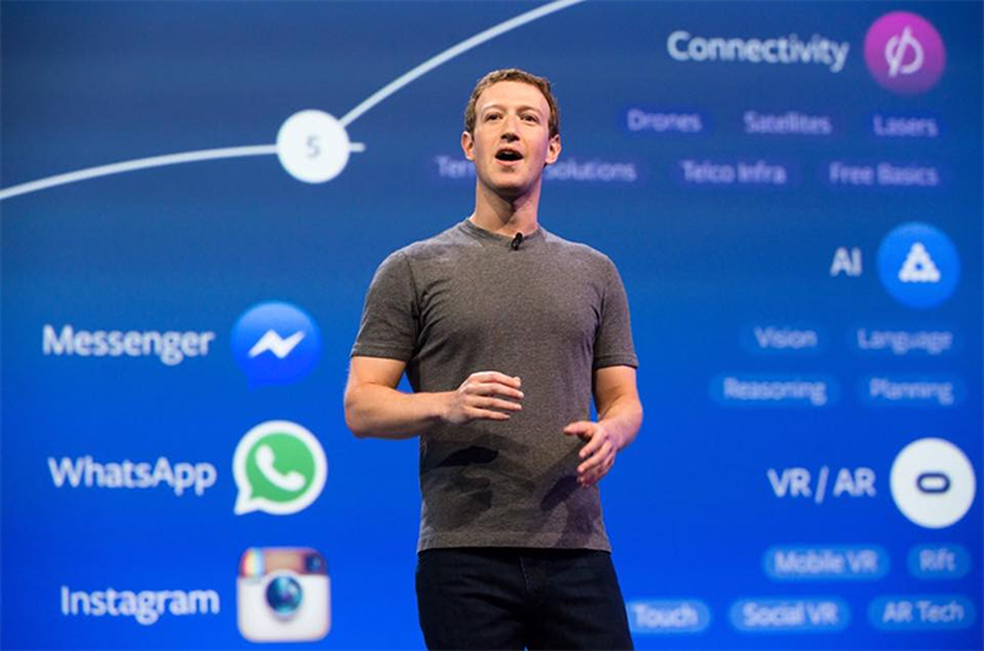 Facebook, empresa de Mark Zuckerberg, recebeu maior multa dada atÃ© hoje a uma empresa de tecnologia â€” Foto: DivulgaÃ§Ã£o/Facebook