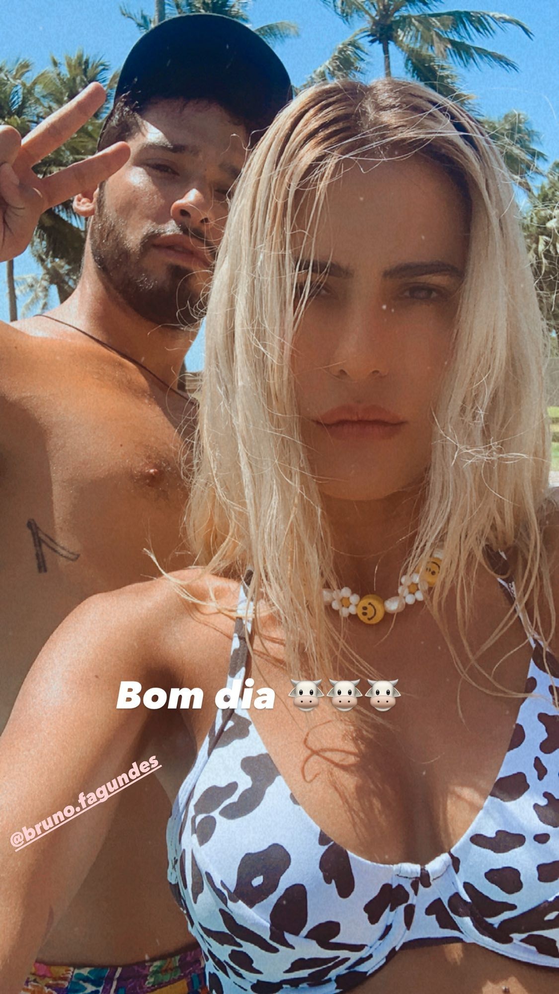 Bruno Fagundes e Antonia Morais (Foto: Instagram/ Reprodução)