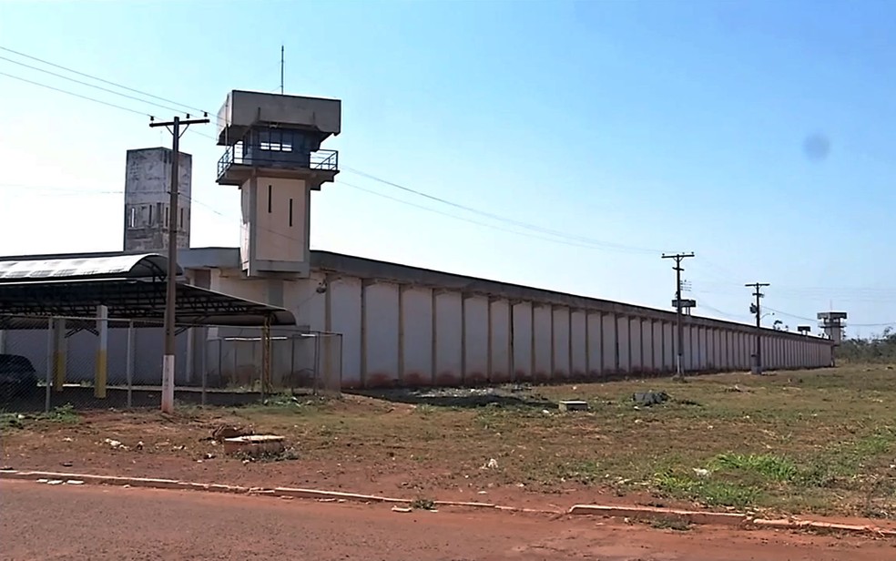 Preso estava na Penitenciária Major Eldo Sá Corrêa, a Mata Grande, em Rondonópolis (MT) — Foto: Reprodução/TVCA