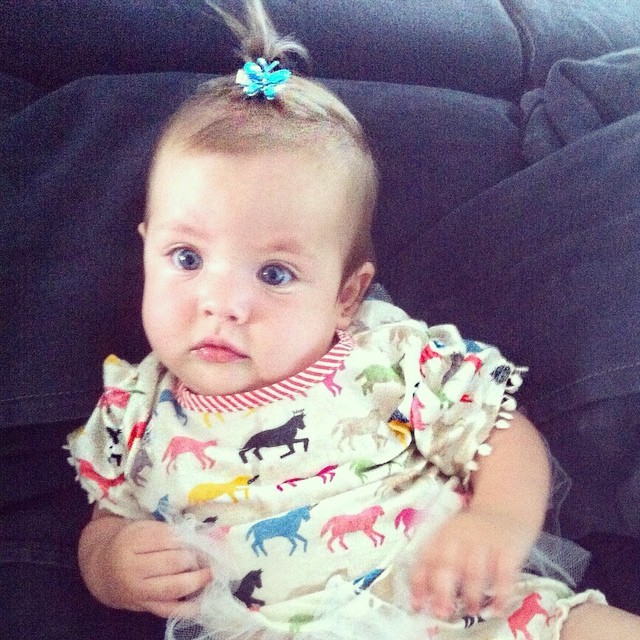 A filha de Kyra Gracie completa 5 meses (Foto: Reprodução - Instagram)