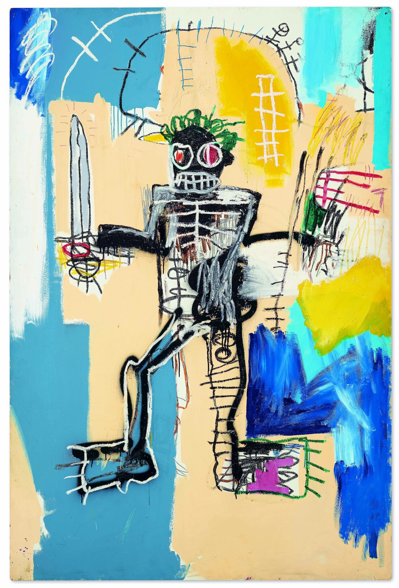 Guerreiro, de Basquiat (Foto: Divulgação/ Christie's)