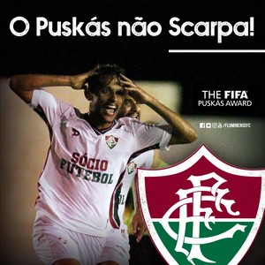 Gustavo Scarpa gol do meio de campo meme Puskas (Foto: Reprodução / Twitter)
