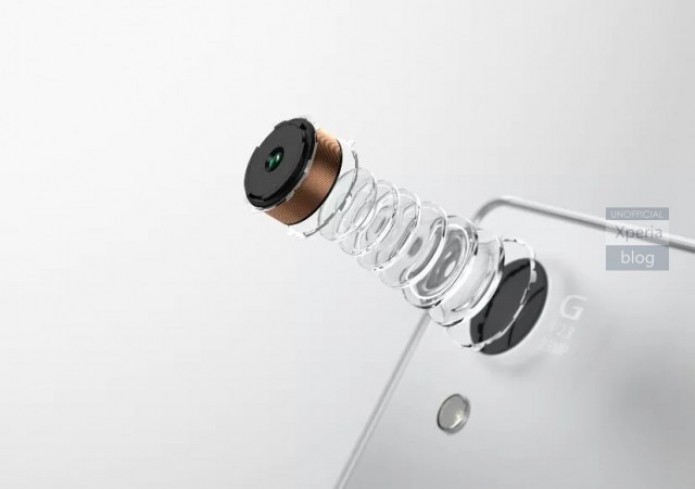Uma das imagens vazadas revelam a nova câmera de 23 megapixels do Xperia Z5 (Foto:Reprodução/XperiaBlog)
