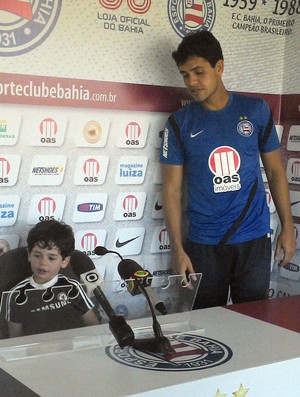 Fahel e o filho João; Bahia (Foto: Eric Luis Carvalho)