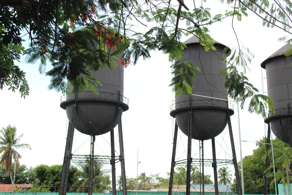 Um dos principais cartões-postais de Porto Velho, as Três Caixas D'Água ficam no Centro da cidade. — Foto: Pedro Bentes/G1