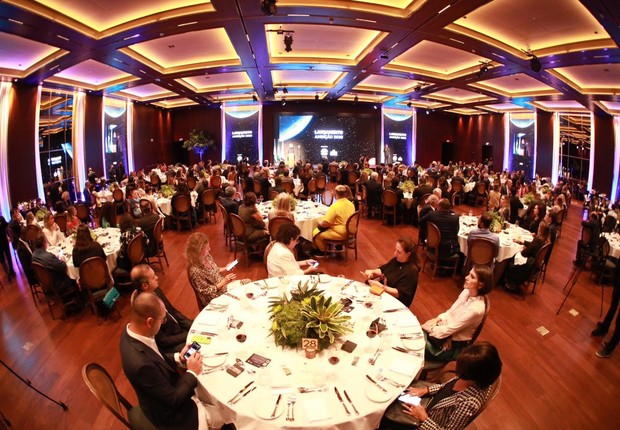 Empresários e ativistas se encontraram em 25 de abril em jantar organizado pelo Pacto Global da ONU em São Paulo (Foto: Rede Brasil do Pacto Global da ONU / Divulgação)