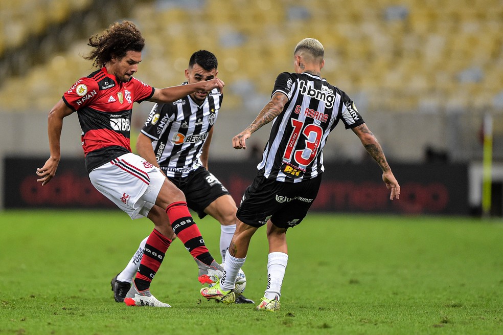 Flamengo x Atlético-MG — Foto: Thiago Ribeiro/AGIF