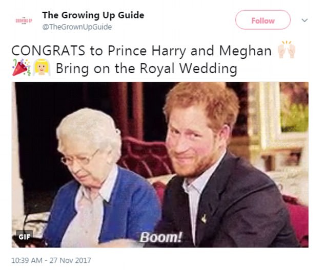 Príncipe Harry e Meghan Markle (Foto: Twitter)