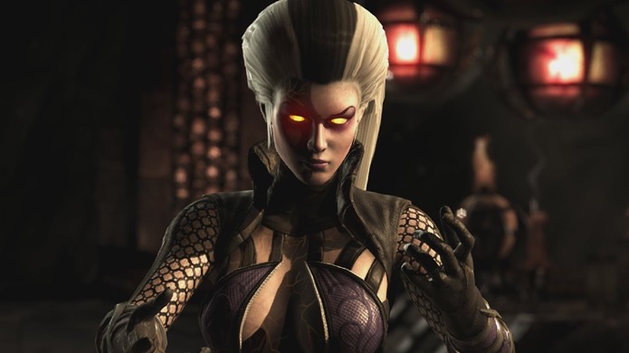 A rainha Sindel aparece em Mortal Kombat X e jogadores já conseguiram controlá-la através de mods (Foto: Reprodução/YouTube)