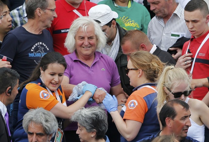 Roland Garros, Tênis, Acidente (Foto: Reuters)