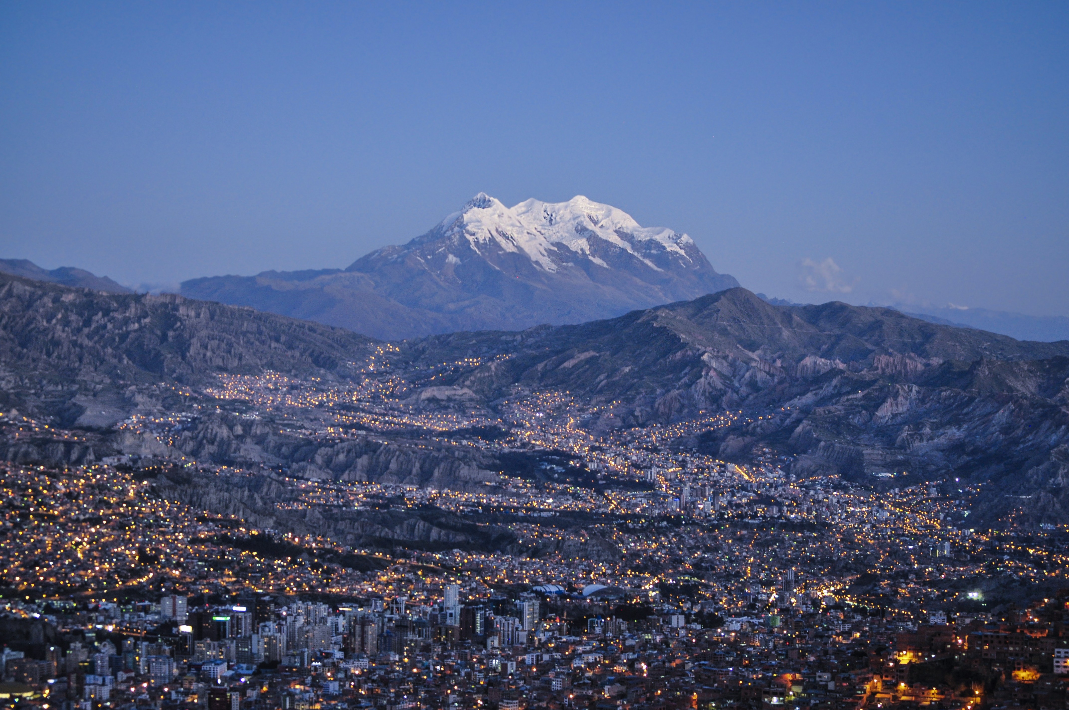 Panorama da cidade de La Paz, na Bolívia (Foto: Wikimedia Commons )
