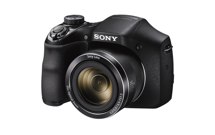 Sony Cyber-shot DSC-H300 tem zoom óptico de 35x e registra vídeos em HD (Foto: Divulgação/Sony)