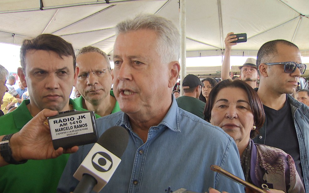 Governador do Distrito Federal, Rodrigo Rollemberg, em imagem de novembro (Foto: TV Globo/Reprodução)