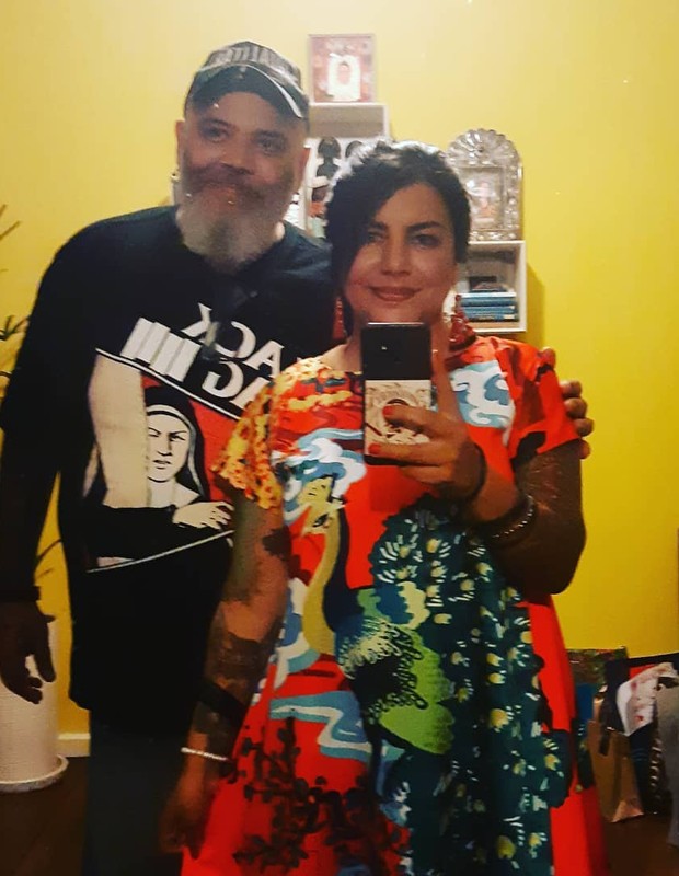 João Gordo e sua mulher, Vivi (Foto: Reprodução/Instagram)