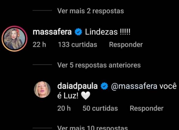  Daiane de Paula responde Grazi Massafera (Foto: Reprodução/Instagram)