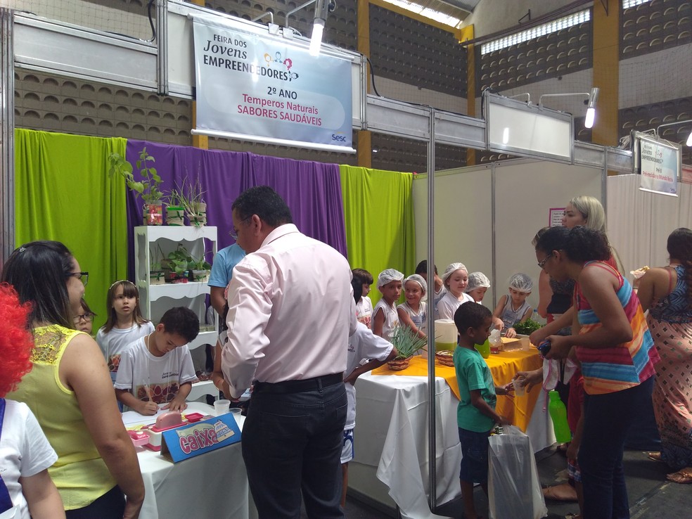 2Âª ediÃ§Ã£o da Feira Jovens Empreendedores Primeiros Passos (JEPP) Ã© realizada em Arcoverde â Foto: Assessoria/DivulgaÃ§Ã£o