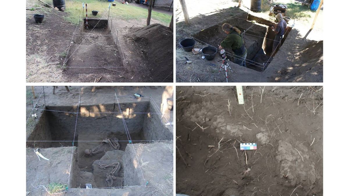 Sítio arqueológico Newen Antug, no noroeste da Argentina, foi escavado entre 2012 e 2015 antes da construção de um poço  (Foto:  Pérez et al., 2022, PLOS ONE)
