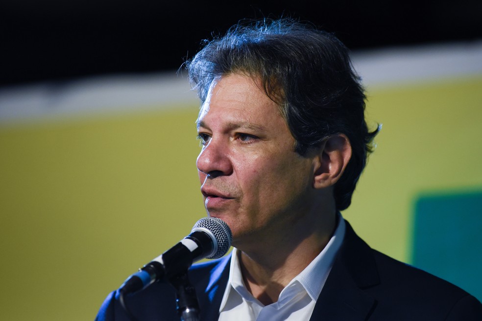 Fernando Haddad, futuro ministro da Economia — Foto: Ton Molina/Fotoarena/Estadão Conteúdo