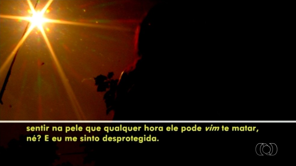 Relato de mulher agredida em Araguaína (Foto: Reprodução/TV Anhanguera)