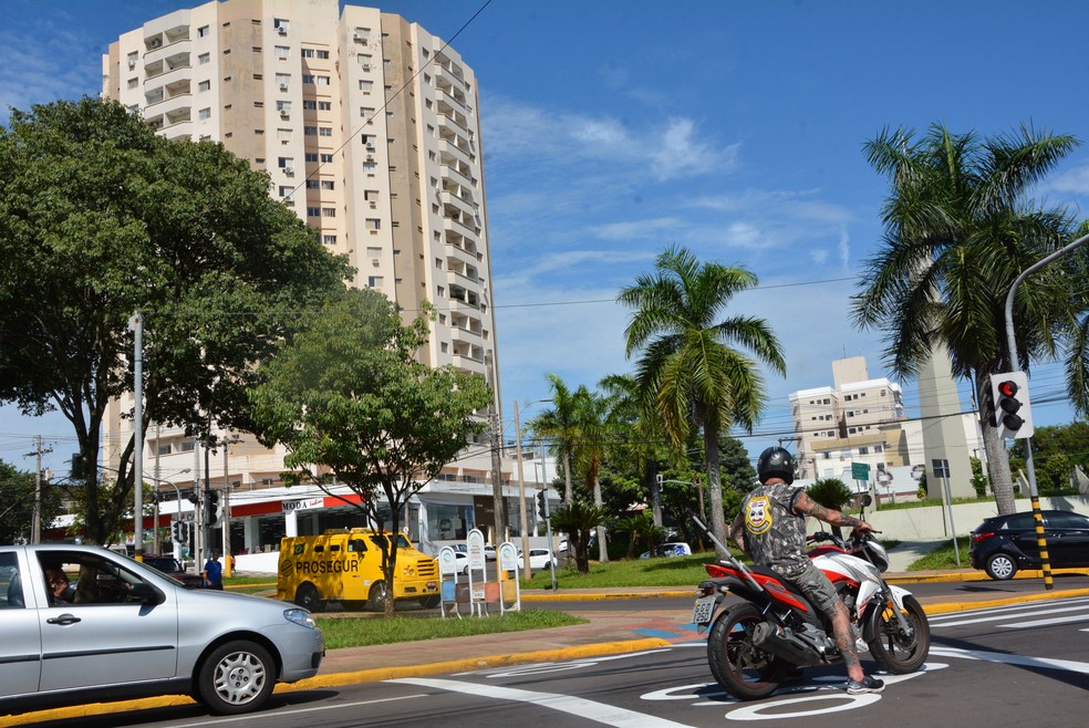 &Aacute;rea reservada para motos no Parque do Povo, em Presidente Prudente (Foto: Ananias Pinheiro/Secom)