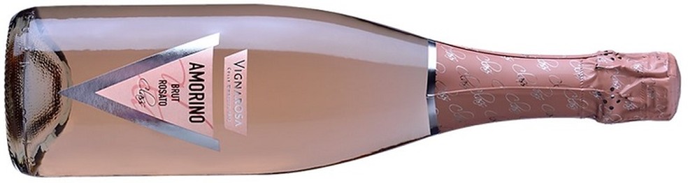 O Prosecco Vignarosa Rosato Brut Amorino — Foto: Divulgação