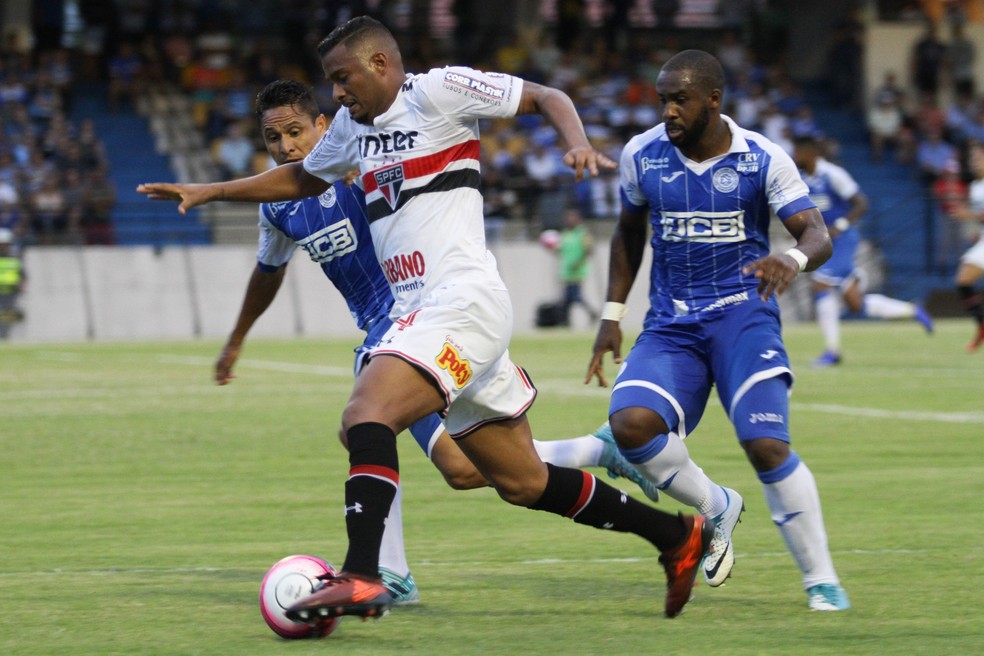 Reinaldo, que estava emprestado à Chapecoense, voltou ao São Paulo e jogou nesta quarta-feira (Foto: Luciano Claudino / Estadão Conteúdo)