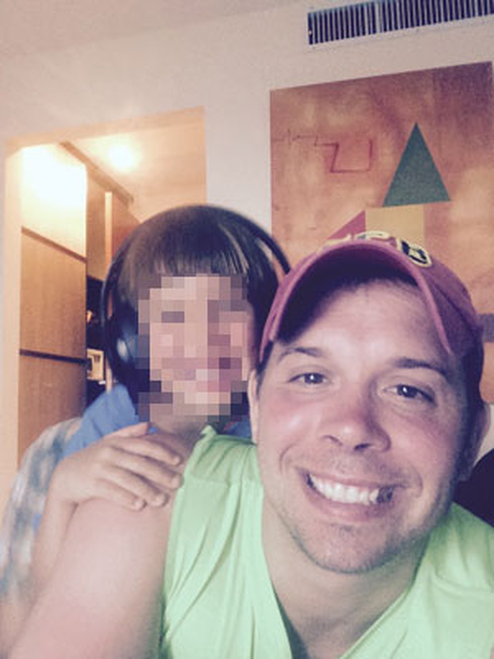 Criança foi levada pela mãe para a Bahia há três anos (Foto: Christopher Scott Brann/ Arquivo Pessoal)