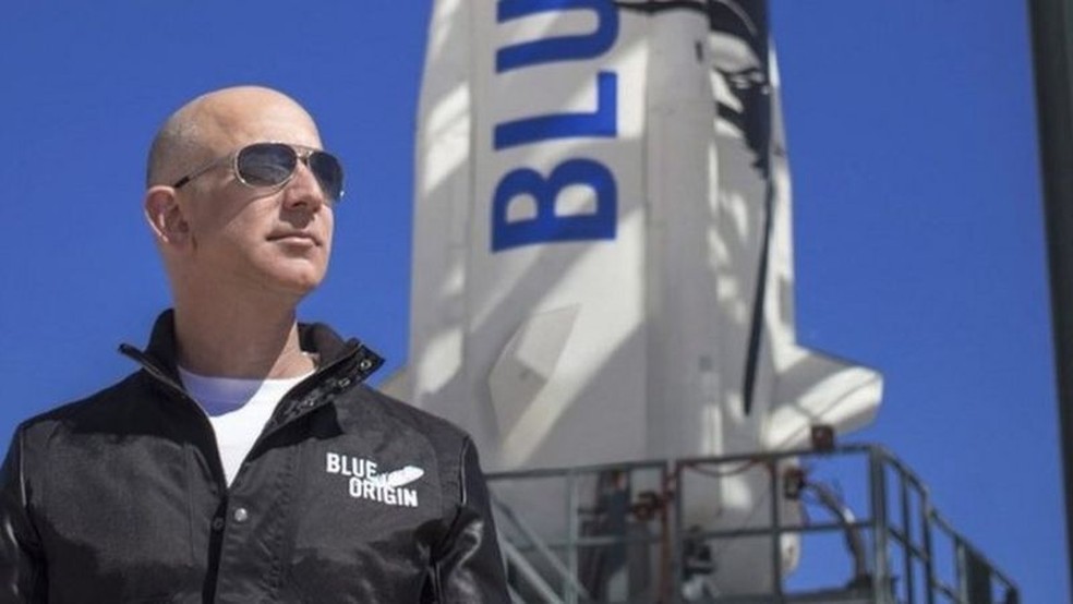 Bezos fundou a Blue Origin em 2000 — Foto: EPA