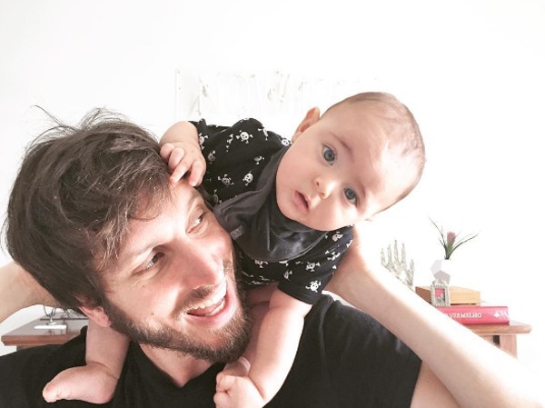 Henrique Sauer e o filho Martin  (Foto: Reprodução / Instagram)