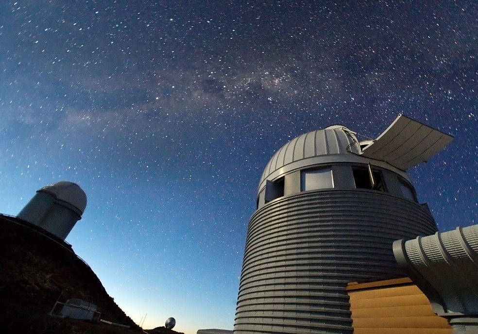 Telescópios caçadores de exoplanetas no Observatório La Silla, no Chile — Foto: Iztok Bončina/ESO