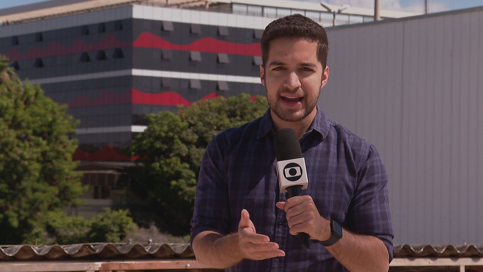 Gabriel Luiz, repórter da TV Globo em Brasília — Foto: TV Globo/Reprodução