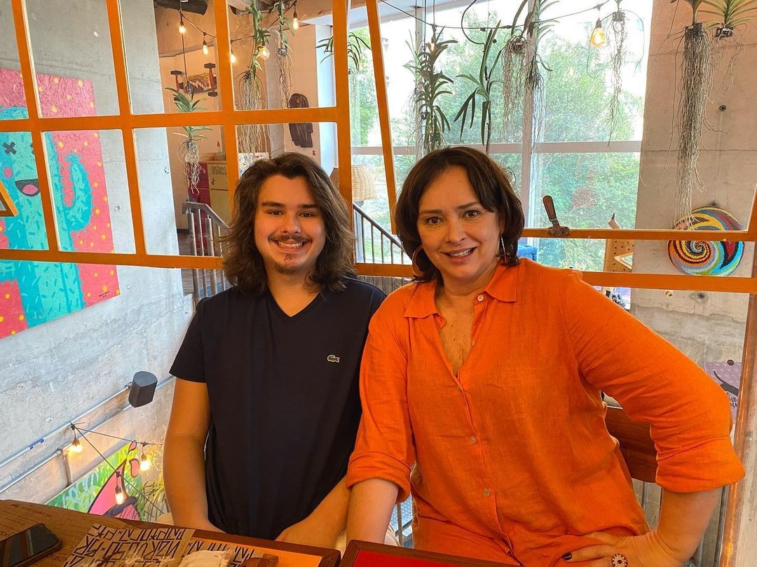 Myrian Rios e o filho Pedro Arthur (Foto: Reprodução/Instagram)