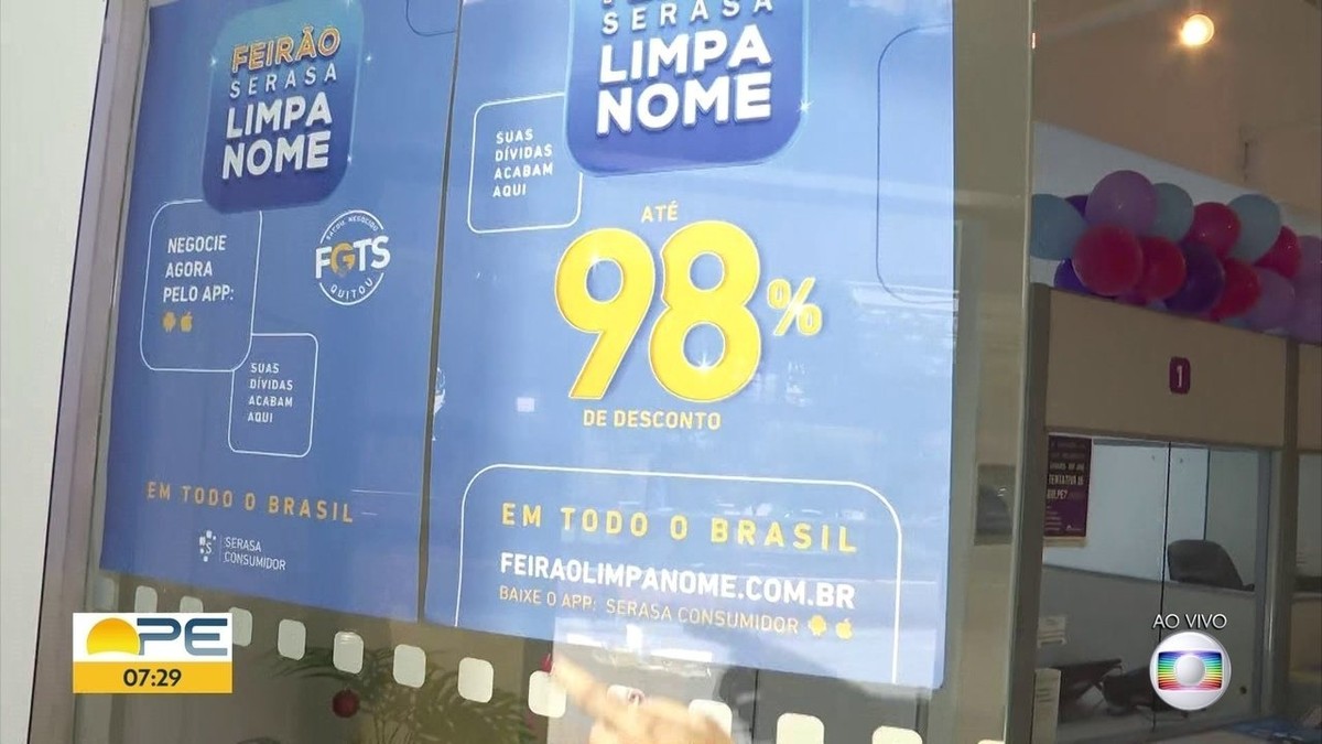 Recife tem posto para negociar dívidas no 'Feirão limpa nome' da Serasa - G1