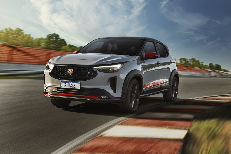 Fiat Pulse Abarth traz novos para-choques, rodas e, claro, o logotipo do escorpião estampado na grade — Foto: DIvulgação