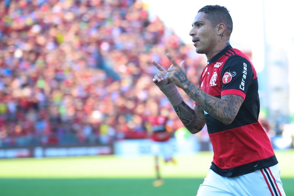 Guerrero fez boa temporada por Flamengo e seleção peruana (Foto: Gilvan de Souza/Flamengo)