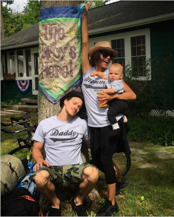 A atriz Naya Rivera com o marido e o filho (Foto: Instagram)