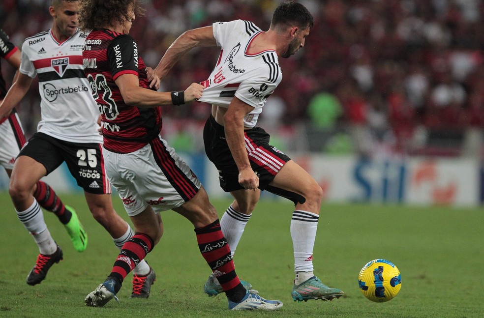 São Paulo acabou elminado pelo Flamengo na semifinal da Copa do Brasil — Foto: Rubens Chiri/saopaulofc