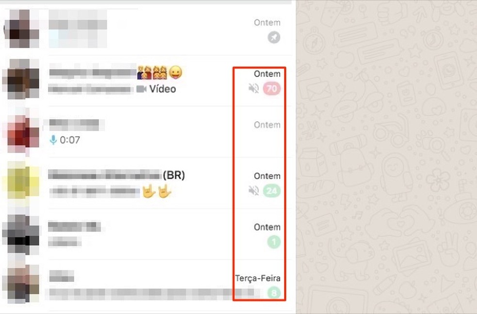 Ícones da extensão Invisible Mode for WhatsApp Web que marcam mensagens lidas e visualizadas no mensageiro — Foto: Reprodução/Marvin Costa