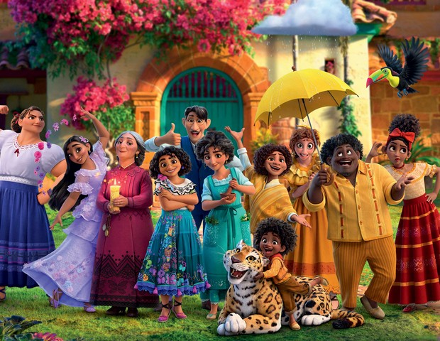 334 Disney Encanto Uma Familia Encantadora a carismática e animada família Madrigal (Foto: Divulgação)