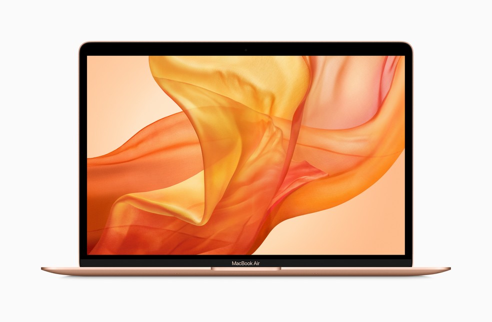 Novo MacBook Air tem display de 13 polegadas e Touch ID. — Foto: Divulgação/Apple