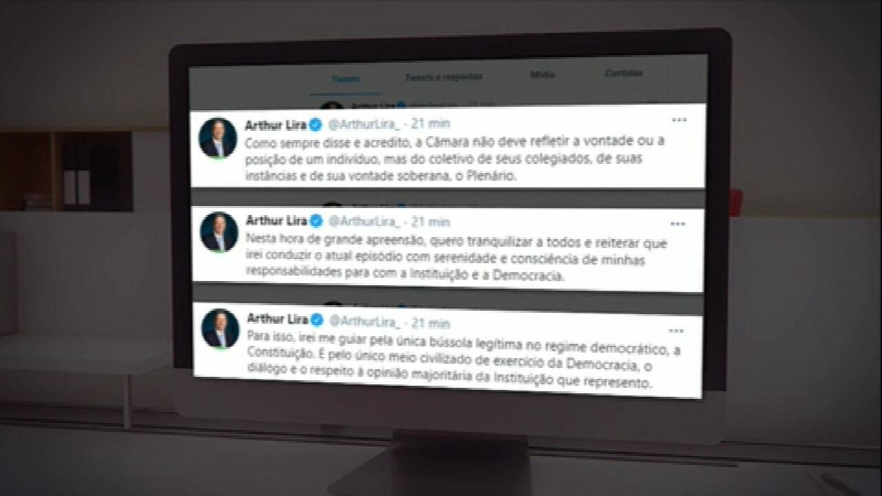 VÍDEO: Lira diz que vai conduzir análise da prisão de Daniel Silveira com 'serenidade e consciência' das responsabilidades