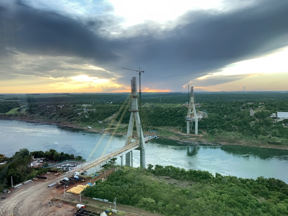obra ponte infraestrutura brasil paraguai
