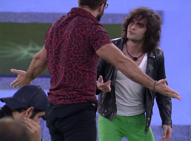 Arthur e Fiuk protagonizaram brigas no BBB21 (Foto: Reprodução / TV Globo)