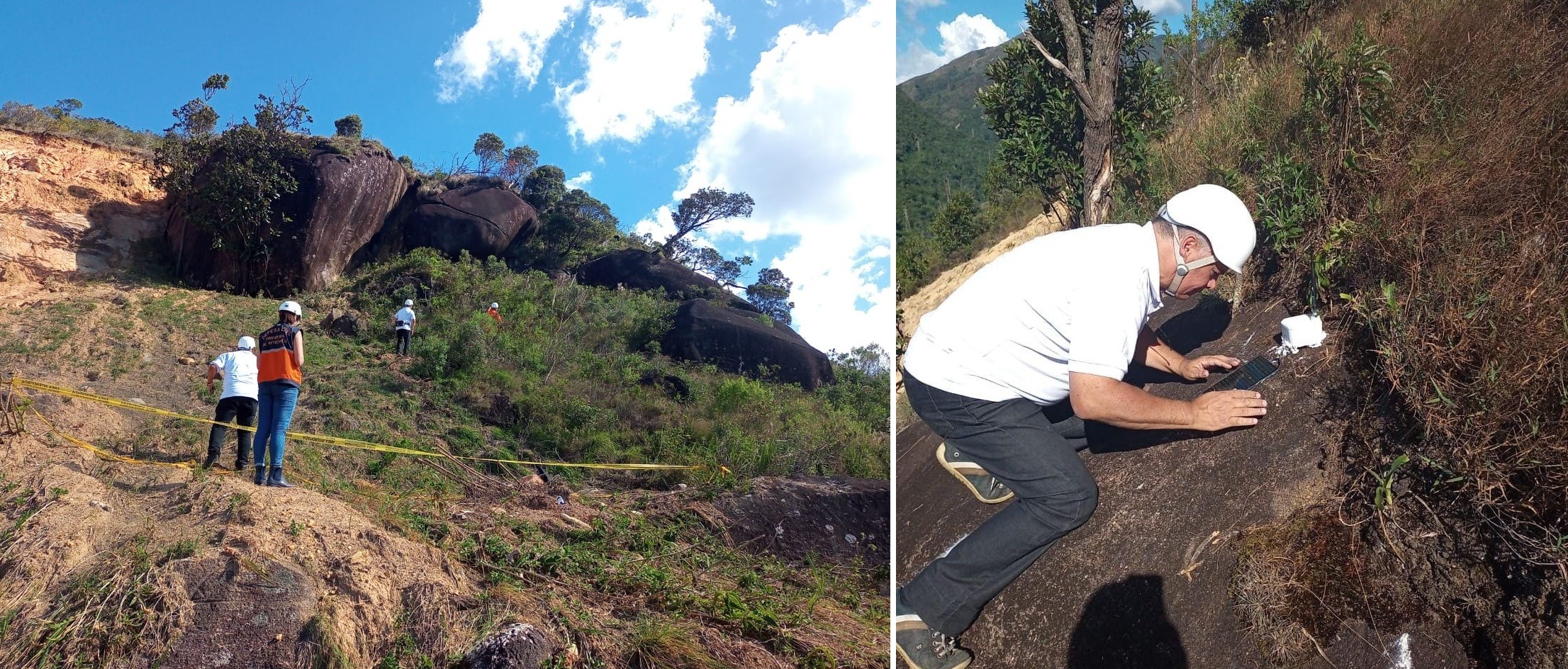 Defesa Civil de Petrópolis alerta para alto risco de deslizamentos no 1º distrito; sensor instalado em rocha acusa movimento
