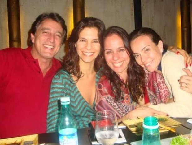Eduardo Galvão, Helena Ranaldi, Flávia Monteiro e Claudia Mauro (Foto: Reprodução/Instagram)