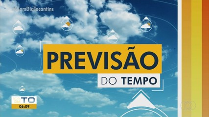 Veja como fica a previsão do tempo para o Tocantins nesta sexta-feira (29)