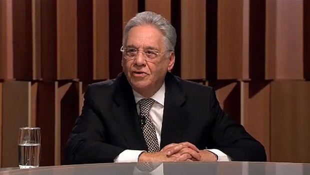 O ex-presidente Fernando Henrique Cardoso (FHC) durante entrevista no programa Canal Livre (Foto: Reprodução/Bandeirantes)