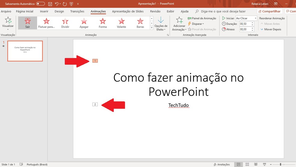 Como Fazer Animacao No Powerpoint Produtividade Techtudo