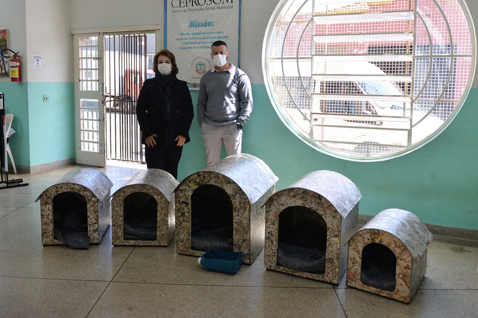 Animais que passarem a noite no abrigo em Limeira receberão ração e roupas para se proteger do frio — Foto: Divulgação/ Prefeitura de Limeira
